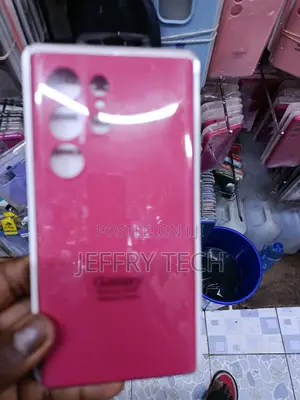 Nilaki Samsung Galaxy S24 Ultra Liquid Silicone Case With Fiber Lining
