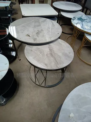 2-in-1 Marble Nesting Stools – Style Meets Function