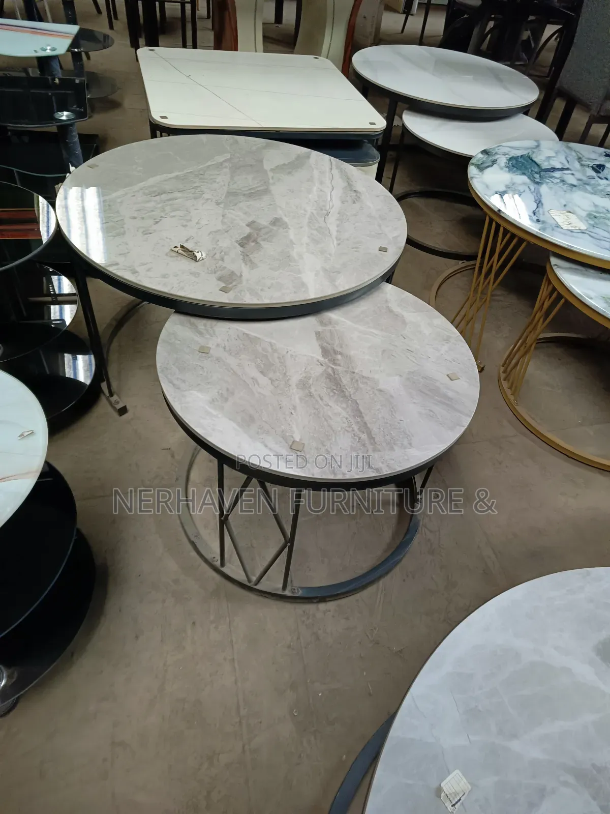 2-in-1 Marble Nesting Stools – Style Meets Function