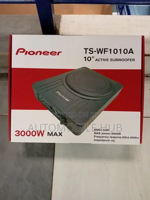 Pioneer Underseat Subwoofer – Powerful Bass, Slim Design, Easy Install