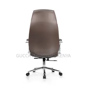 Brown Adjustable Executive Leather Office Chair