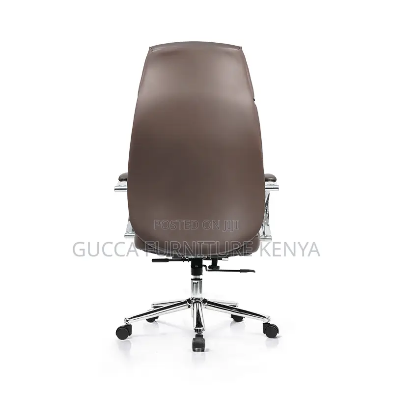 Brown Adjustable Executive Leather Office Chair