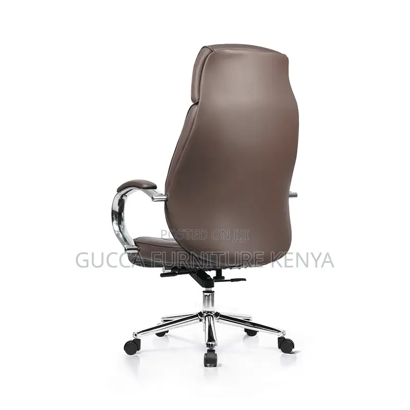 Brown Adjustable Executive Leather Office Chair