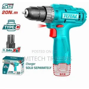 12 Volts Total Cordless Drill