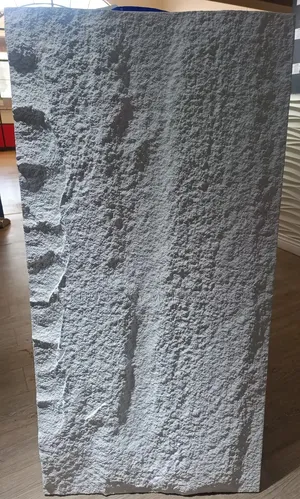 White Rough Stone Pu Wall Panels – Modern Decorative Wall Cladding