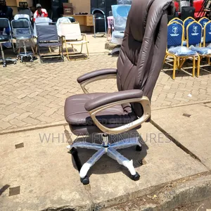 Executive Brown Leather Office Chair