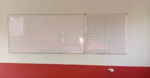 2.4mx1.2m Whiteboard and 1.2mx1.2m Square Grid for Schools