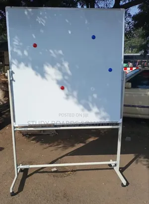 Movable Whiteboard With Wheeled Stand 4ftx4ft (1.2mx1.2m)