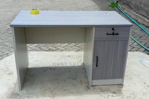 1.2m White Gray Imported Office Desk