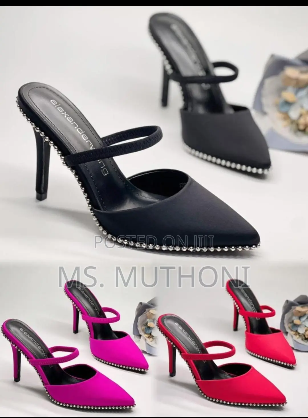 Alexander Wang High-Heeled Mules
