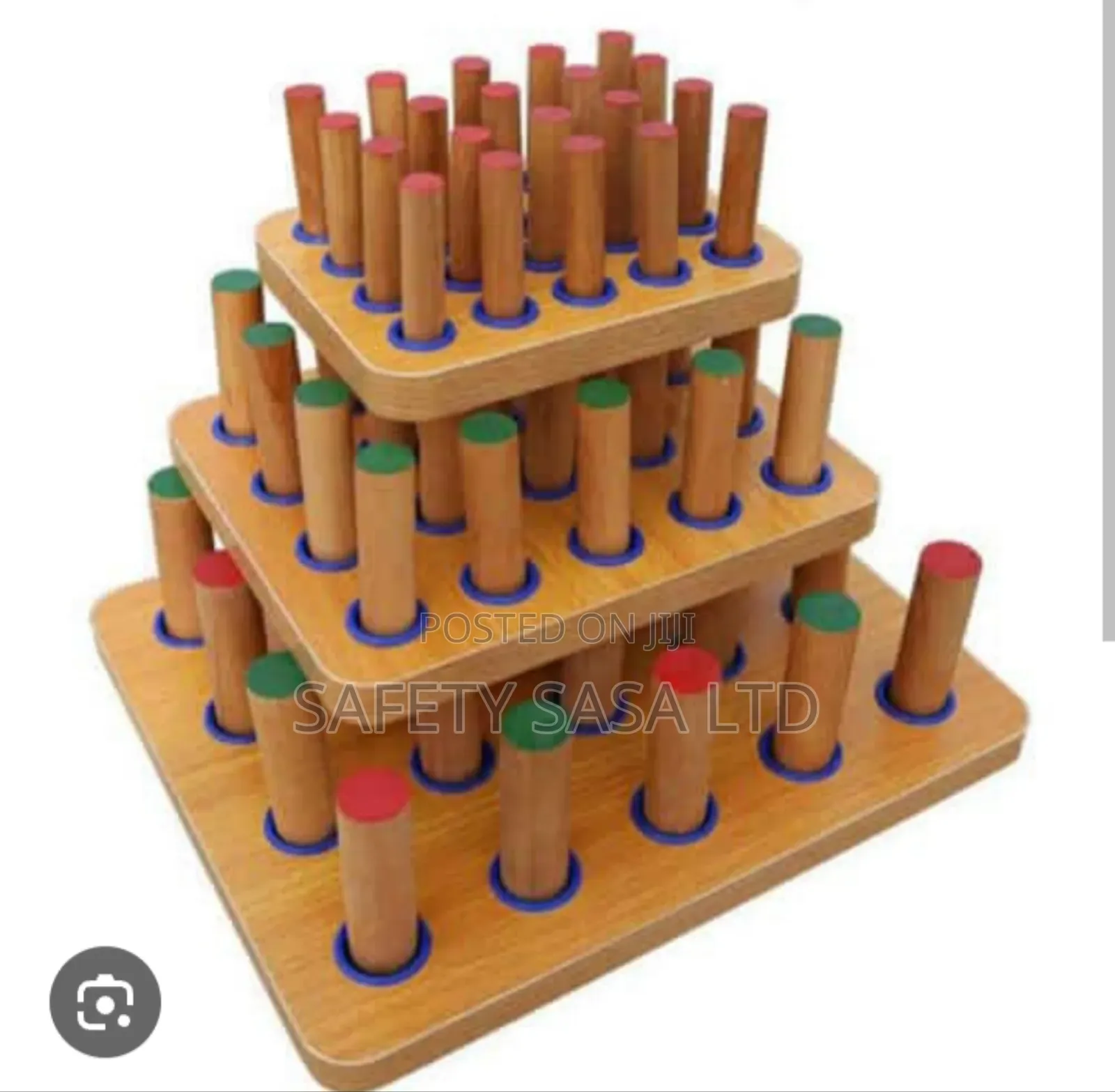 Wooden Peg Inserting Board