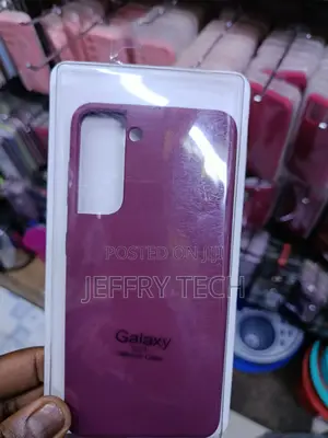 Jules Samsung Galaxy S21 Case Liquid Silicone Case With Cloth Lining