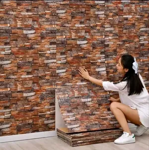 *Decorative 3d Tiles Shape Wallpaper