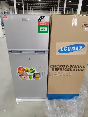 Ecomax 118litres Double-Door Refrigerator Fridge