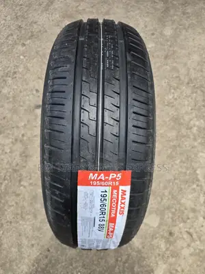 195 /60 R15 Maxxis Tyres (Ma - P5) Thailand.