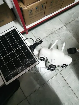 Surveillance Camera With Ai Detection Three Lens 4g Solar Camera