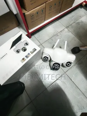 Surveillance Camera With Ai Detection Three Lens 4g Solar Camera