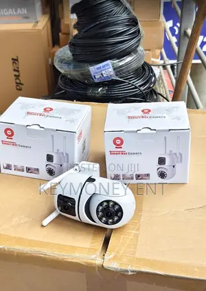 Wall Mounted V380 Dual Lens Wifi Bulb PTZ Camera