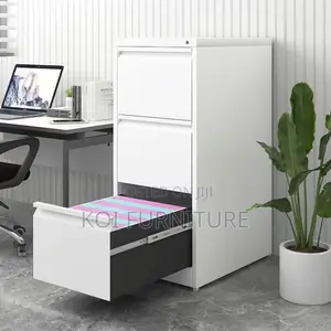 Office Cabinet; Three Drawers Steel Compact Design Cabinet