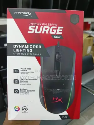 Hyperx Pulsefire Surge Rgb Wired Optical Usb Gaming Mouse