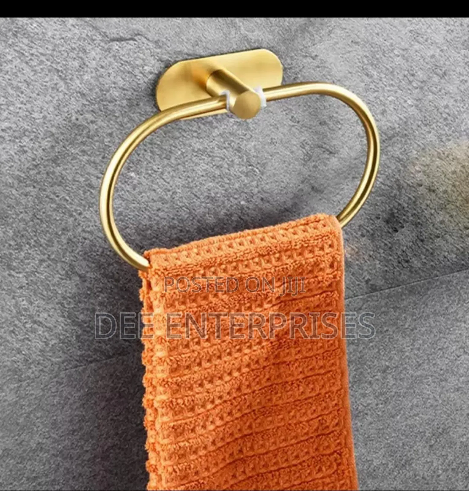 Gold/Silver Self Adhesive Towel Ring Towel Holder
