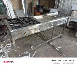 Combined Cooker Stove Four Burner