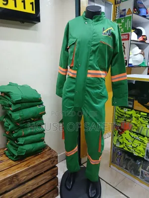 Cargo Pockets Overall With Two-Way Zip