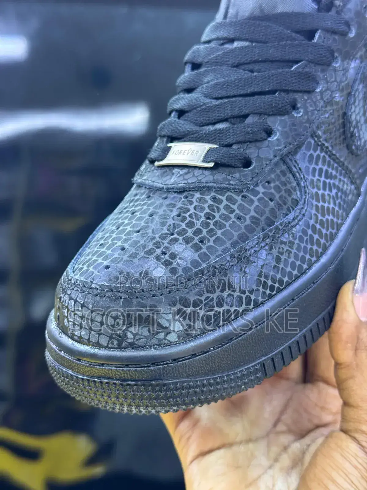 Nike Airforce 1 Low Kobe Bryant 
“ Tripple Black ”