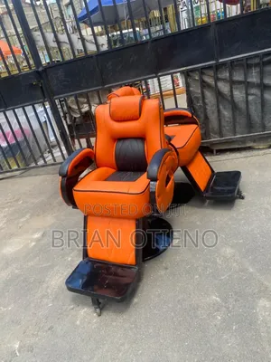 Rotating Orange Kinyozi Equipments
