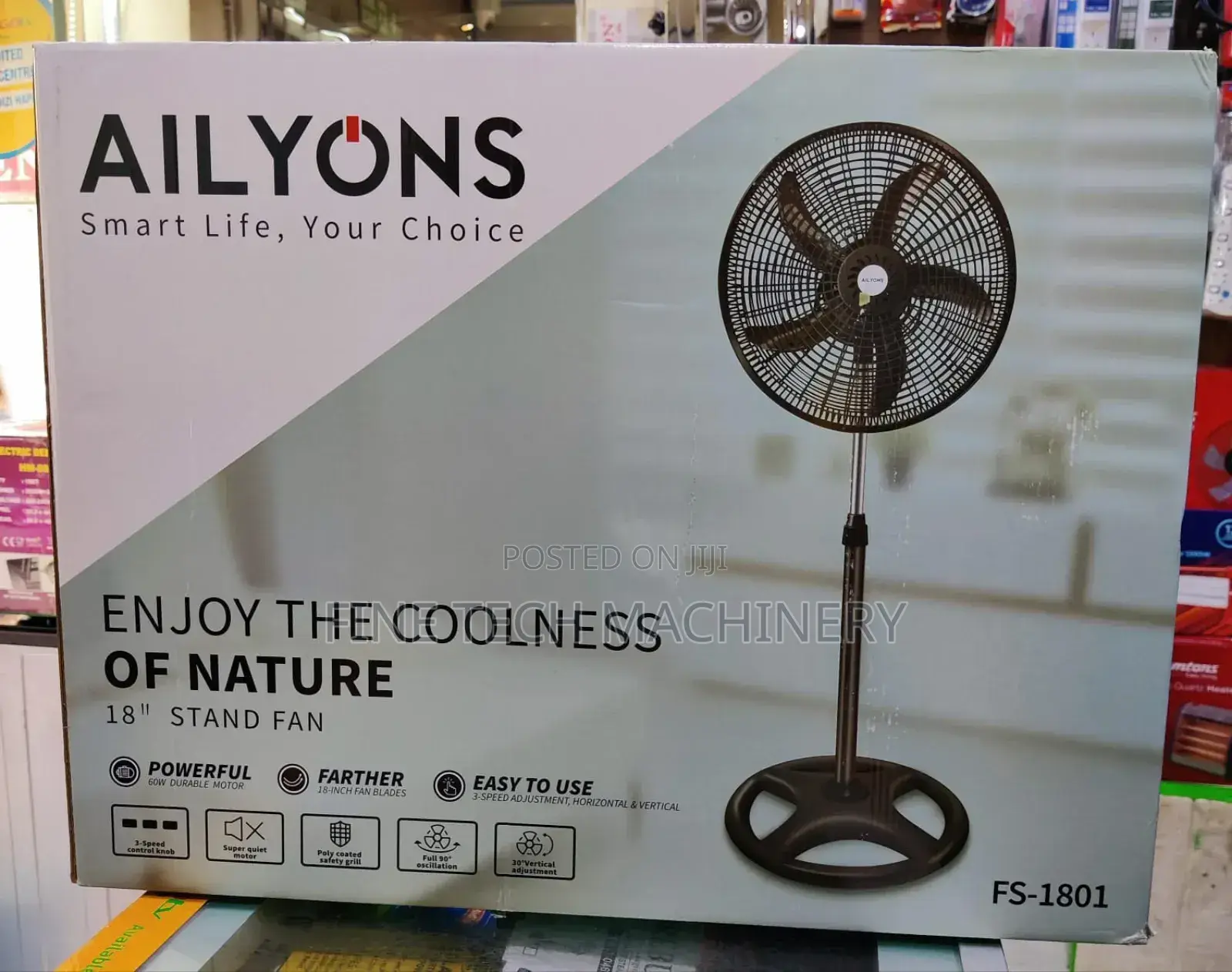 Aliyons Standing Fan