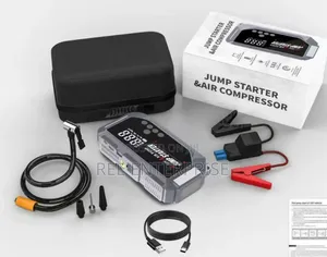 New Design High Power Digital Jump Starter With Digital Compressor