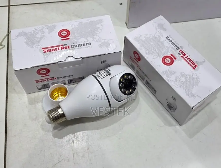 V380pro App Bulb PTZ Wifi Camera With Motion Detection