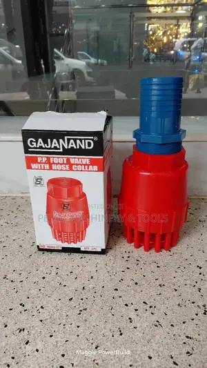 3" Plastic Footvalve With Strainer and Blue Collar