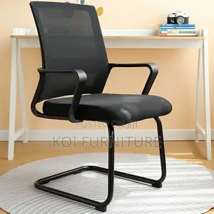 Office Chairs; Black Fabric Office Study Chair