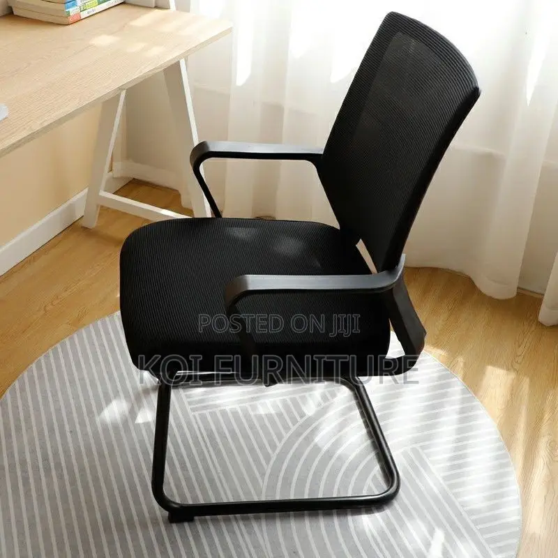 Office Chairs; Black Fabric Office Study Chair