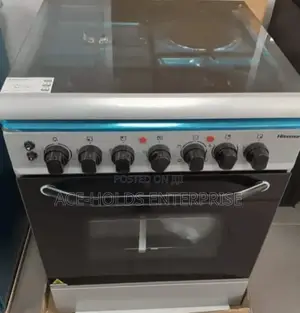 Hisense 60*60, 3 Gas + 1 Rapid Plate,Auto-Ignition, Rotisserie Cooker
