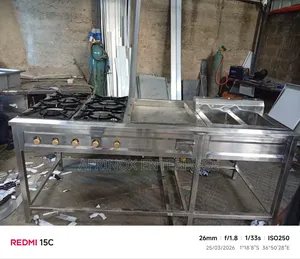 Hotel Gas Cooker, Burners, Deep Fryer and Griddle