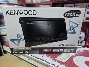 Kenwood 1200watts Kac-Hqr1004 4 Channel Powerful Bridgeable Amplifier
