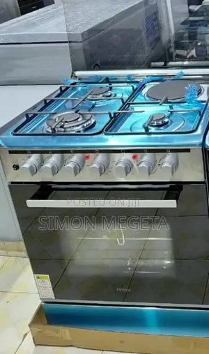 Haier 60×60 Multi-Fuel Cooker, Wok Burner Included.