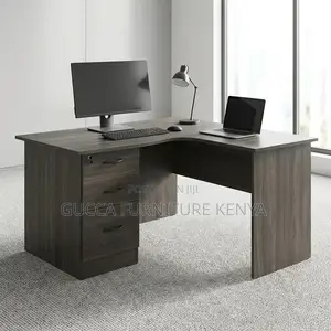 1.4m Curved L-Shaped Customized Study Desk