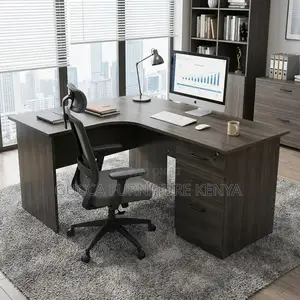 1.4m Curved L-Shaped Customized Study Desk