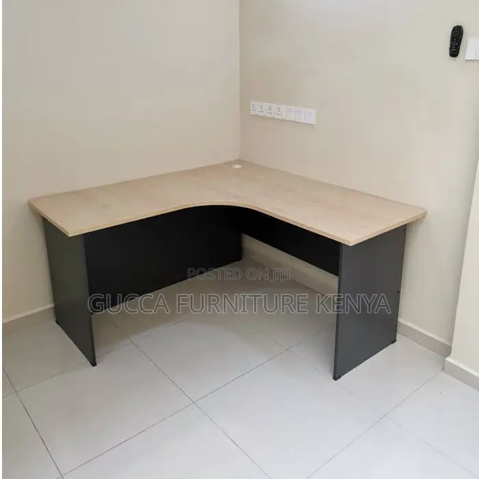 1.4m Curved L-Shaped Customized Study Desk