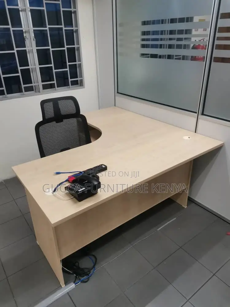 1.4m Curved L-Shaped Customized Study Desk