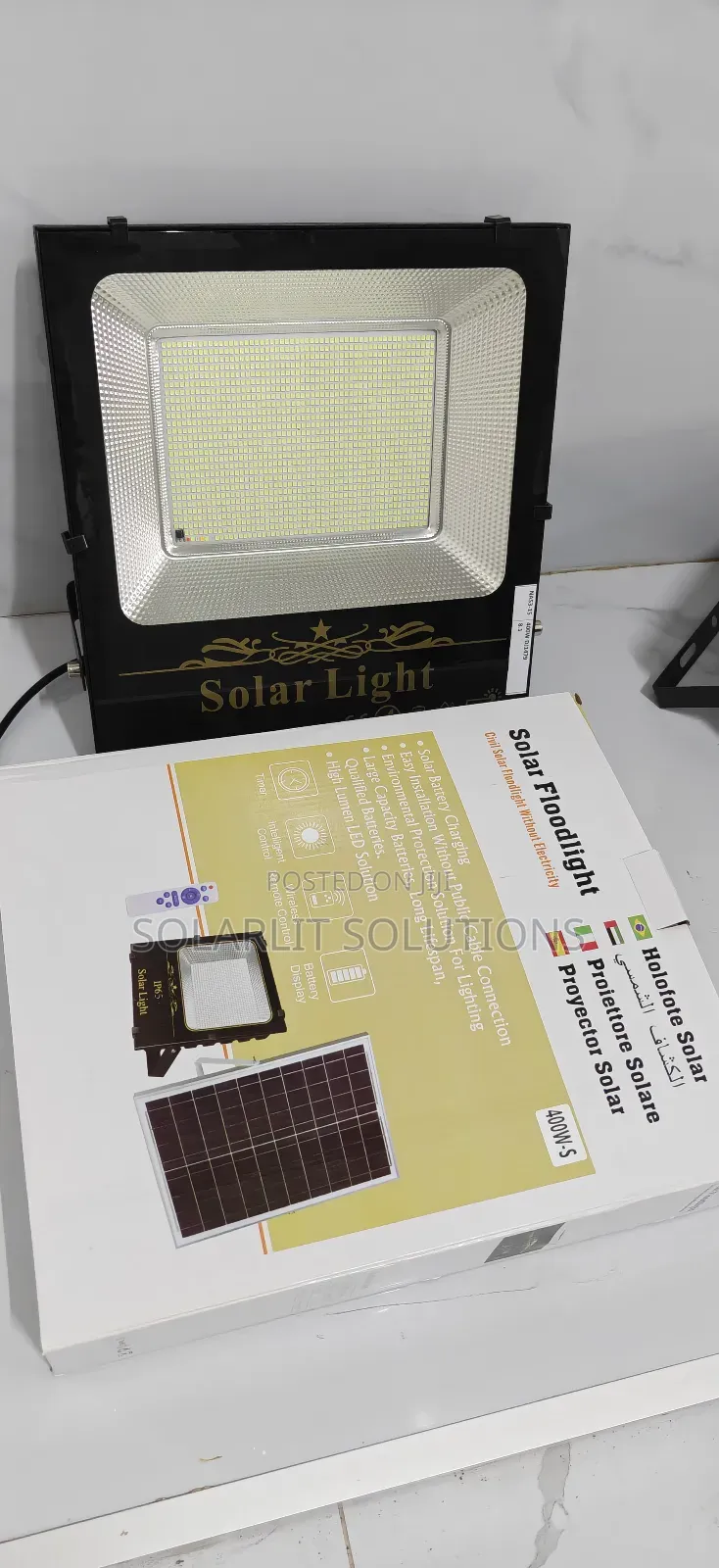 400w Solar Floodlight
