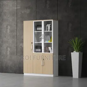 Office Cabinet; Three Doors Executive Essential Filing Cabinet