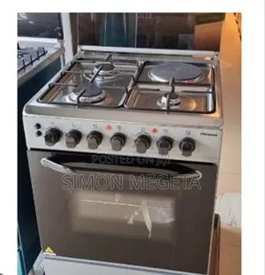 Hisense Hf631geesn 60×60 Cooker, Gas Burners Electric Oven.