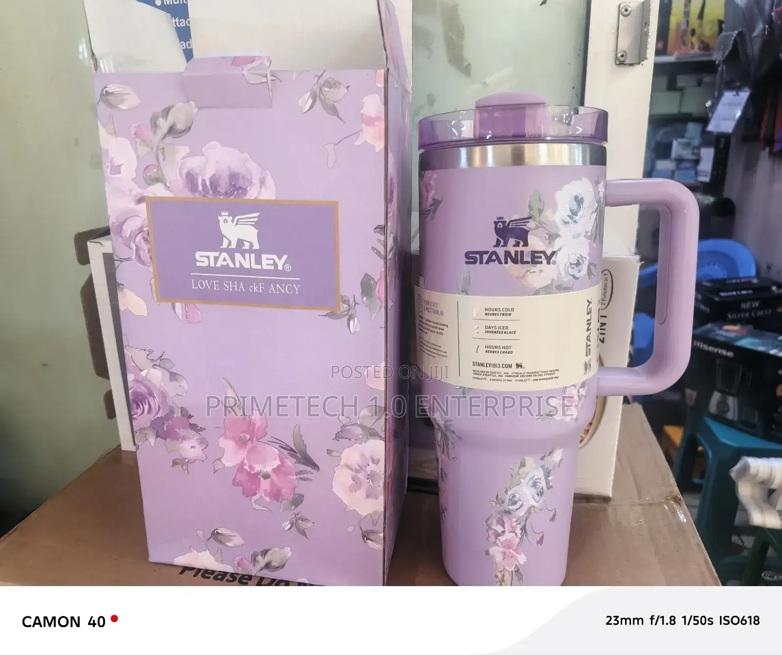 Floral Purple Stanley Cups