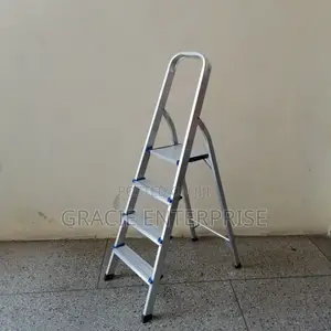 Household 4 Step Aluminum Ladder