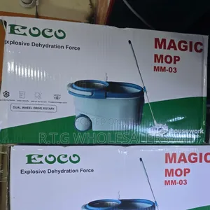 Ecco Big Size Rotary Spin Mop With Dual Wheel Drive