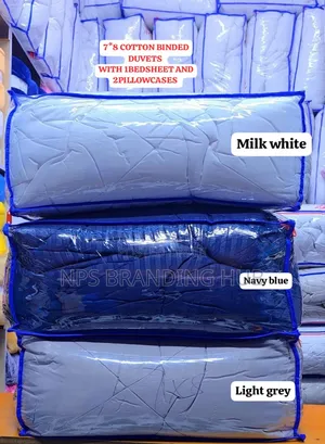 Extra King Striped Binded Duvet Set Size: 7*8. S.K